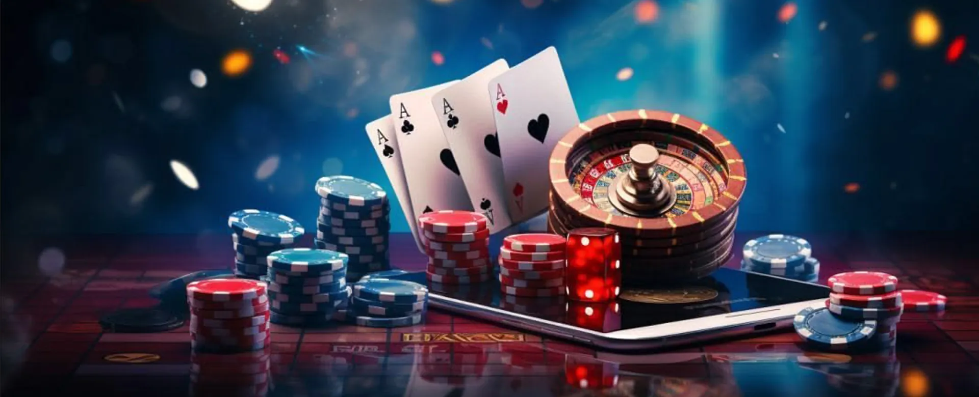 A vibrant online casino interface with various games, representing the exciting world of nustargame online gambling.