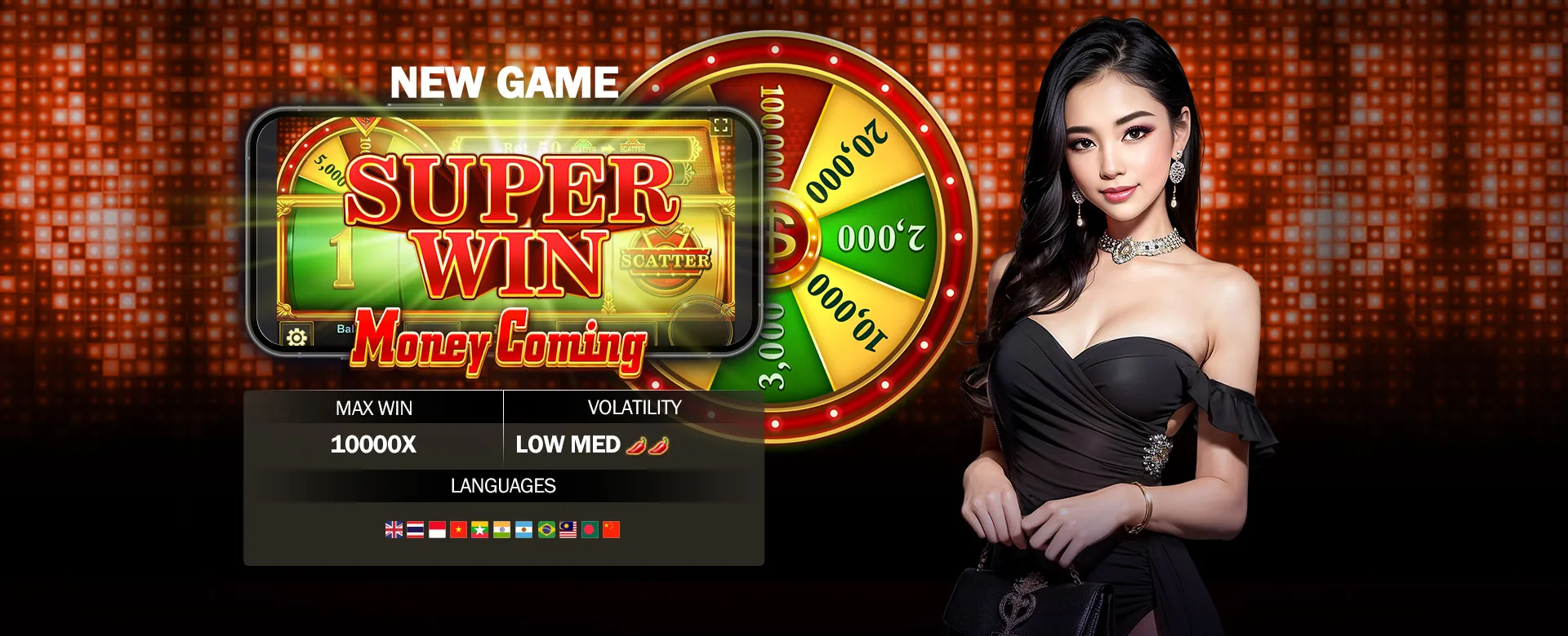 Dynamic 777 Online Casino Philippines registration banner with golden elements and gaming motifs
